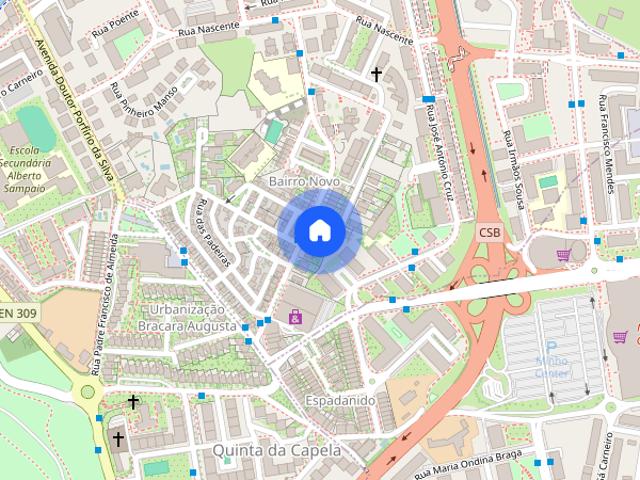 Moradia T3 para alugar em Braga
