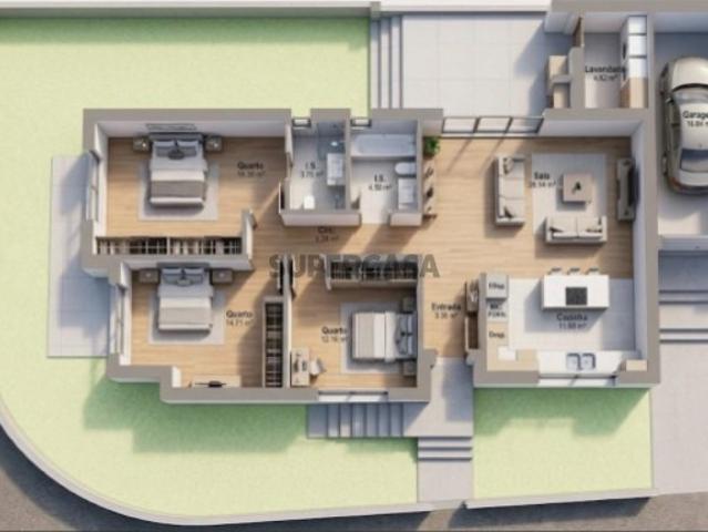 MORADIA T3 TERREA COM GARAGEM