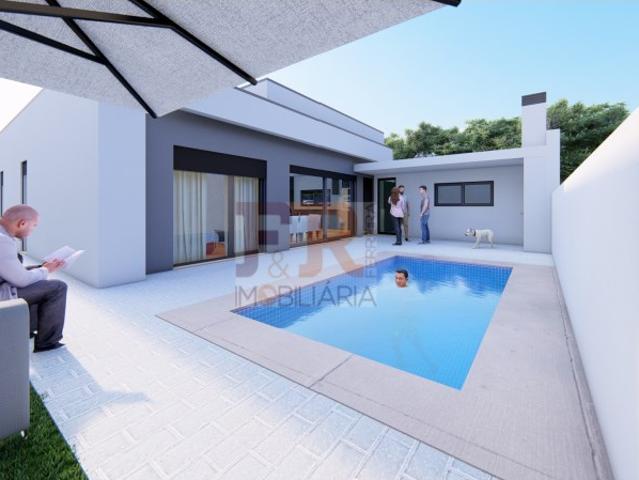 Moradia Térrea T4 com Piscina e Garagem. Quinta do Anjo Palmela