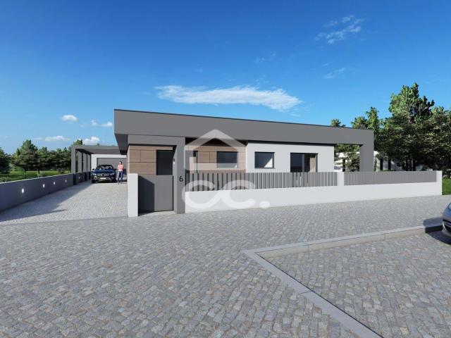 Moradia térrea V5 Azeitão em fase de construção