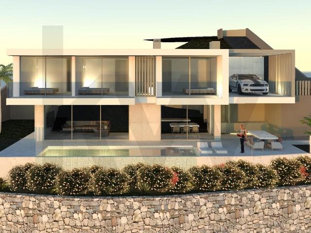 Moradia Unifamiliar T3 Luxo em Construção, com Piscina, vista Mar, Estreito da Calheta, Calheta