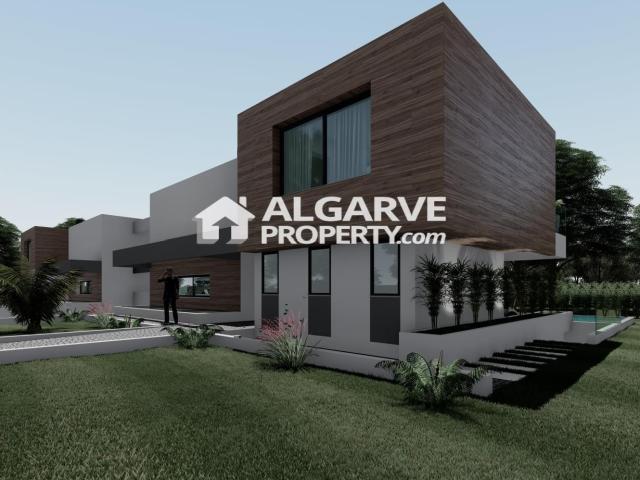 Moradia V4 estilo contemporâneo em fase final construção em Vilamoura, Algarve