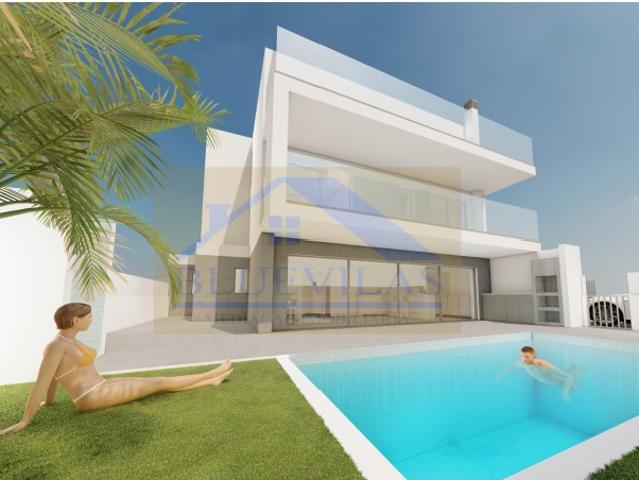 Moradia V4 Manta Rota Algarve Condomínio Fechado Estilo Contemporâneo Piscina 600m da praia