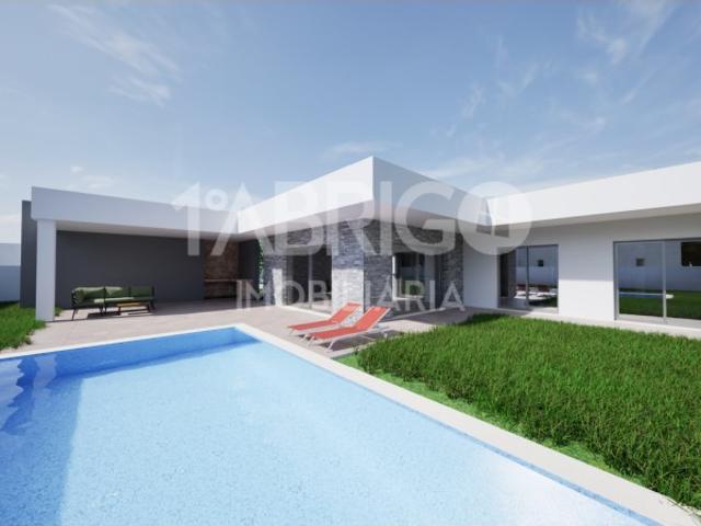 Moradias T3 em construção, com piscina em Pataias