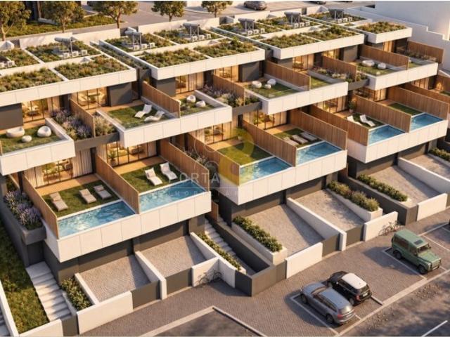 Moradias T4 com piscina infinita, Grijó, Vila Nova de Gaia