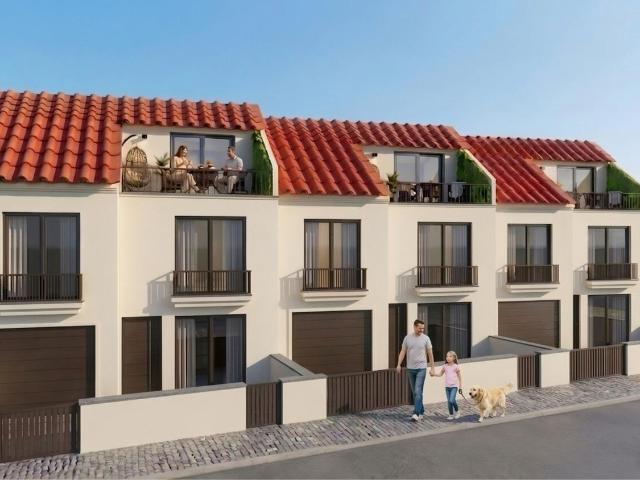 Moradias T4 Contemporâneas com Garagem e Rooftop | São Berna. 135m² Peniche