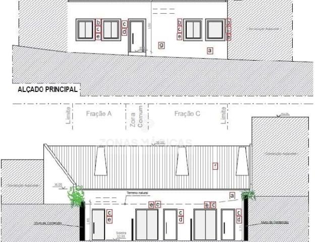 Moradias com projeto para três novas habitações tipo T0 +1 167m² Barão de são miguel