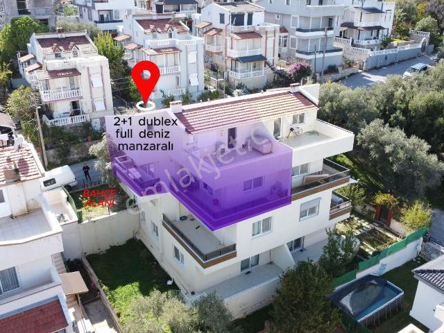 Mordoğan Merkezde Denize 400 Metre Dublex 2+1 Bahçeli Daire