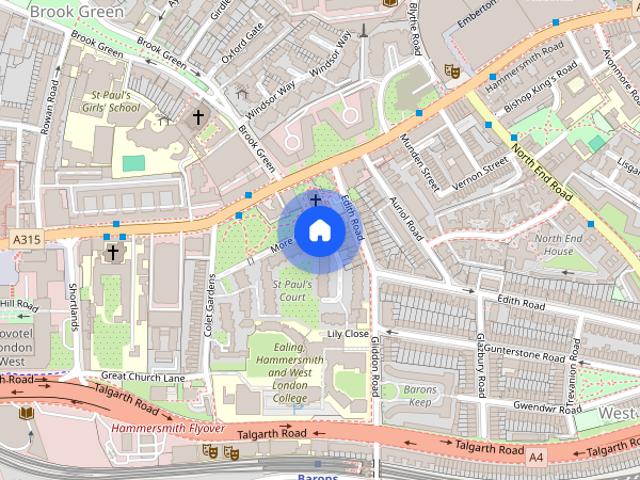 More Close, St Pauls Court, London, W14