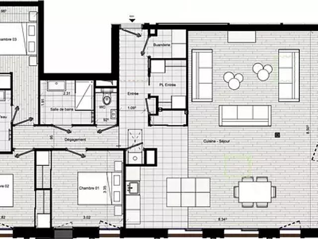 Morillon 74440 Achat / Vente appartement 3 pièces t3
