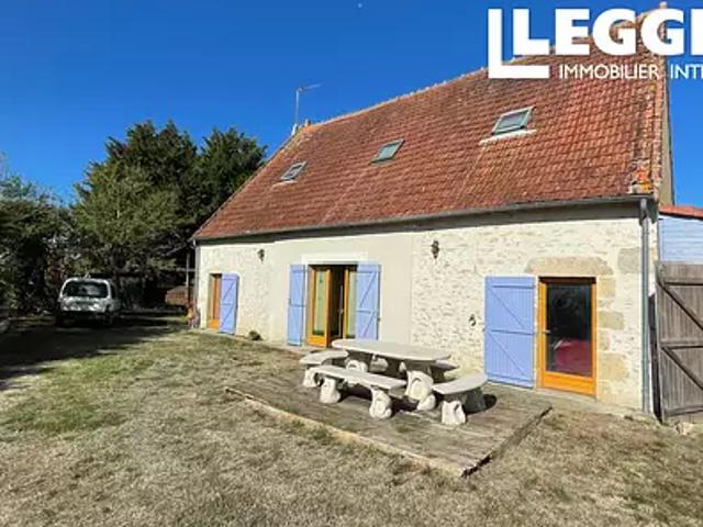 Morlac 18170 Achat / Vente maison 6 pièces t6 jardin terrasse