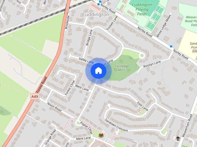Moss Lane, Cuddington, Northwich