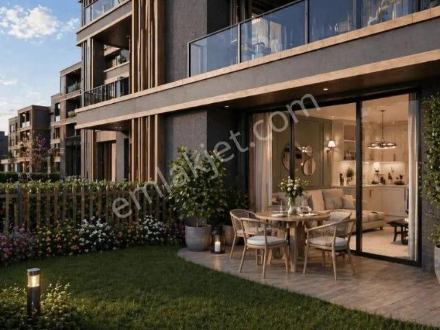 Mosso Port'ta Satılık Bahçeli 1+1 Modern Daire