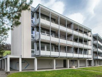 Motorradparkplatz in Lausen