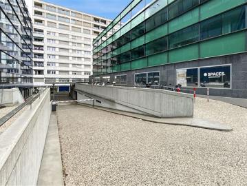 Motorradplatz im Freien