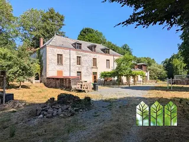 Moutier Malcard 23220 Achat / Vente maison 11 pièces t11 piscine terrasse