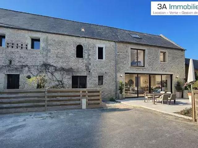 Moulins en Bessin 14740 Achat / Vente maison 5 pièces t5 parking