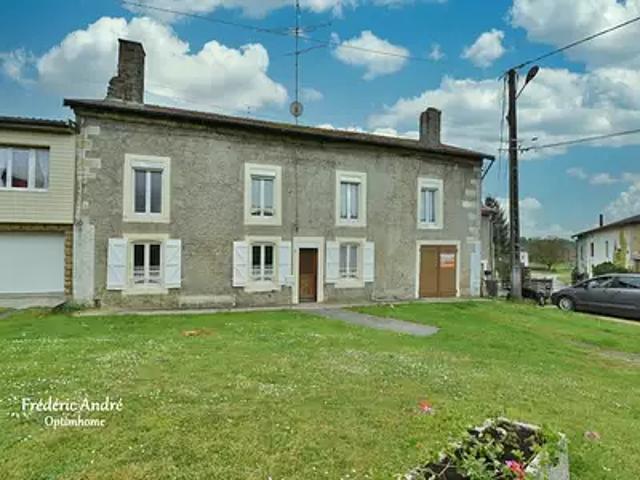 Moulins Saint Hubert 55700 Achat / Vente maison 7 pièces t7 jardin terrasse
