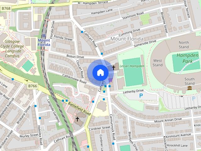 Mount Florida Cathcart Road Unfurnished G42 9EG