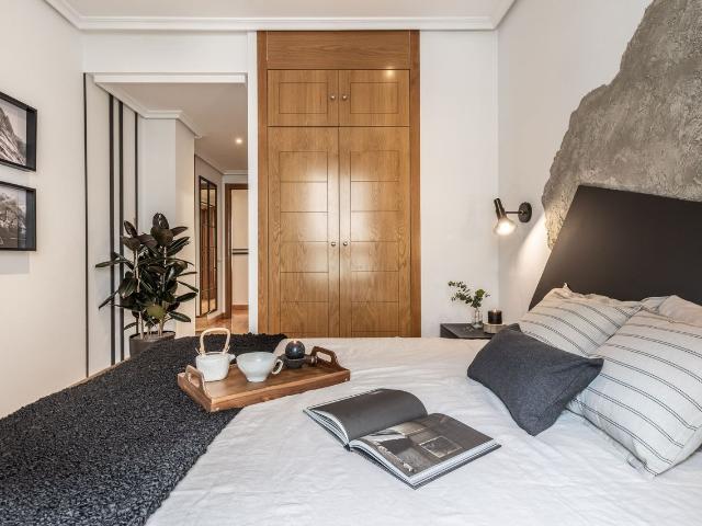 Mountain Themed 2 Bedroom Apartment with Modern Amenities and Workspace in Goya, Madrid Amsterdam Apartments for Rent