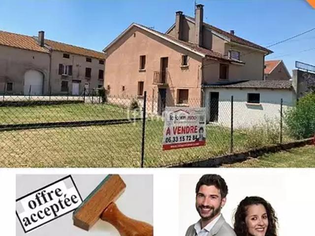 Moyenvic 57630 Achat / Vente maison 4 pièces t4
