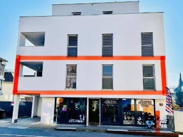 MOZARTSTRASSE Urbane vollmöbilierte 2 Zimmer Wohnung mit Terrasse in Dornbirn ab Juli