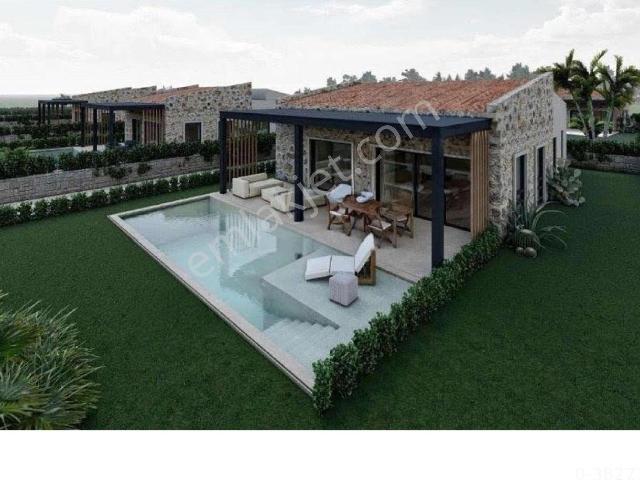 Muğla Bodrum Kumköy'de Özel Havuzlu Müstakil Satılık Taş Villa