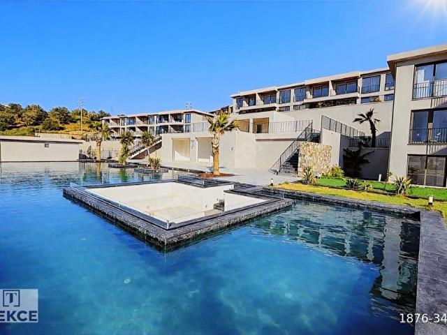 Muğla Bodrum'da Güvenlikli Site İçinde Göl Manzaralı DaireTEKCE