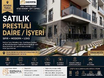 MUĞLA FETHİYE TUZLA ANA CADDE ÜZERİ 3+1 PRESTİJLİ DAİREİŞYERİ