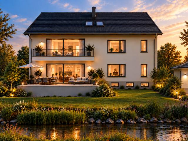 MÜNCHNER IG: Exklusive Maisonette Residenz am idyllischen Langwieder Bach mit Garten & Terrasse