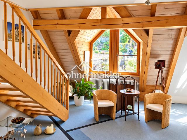 München Au / Nockherberg – außergewöhnliche Maisonette/Loft mit Galerie und Westterrasse