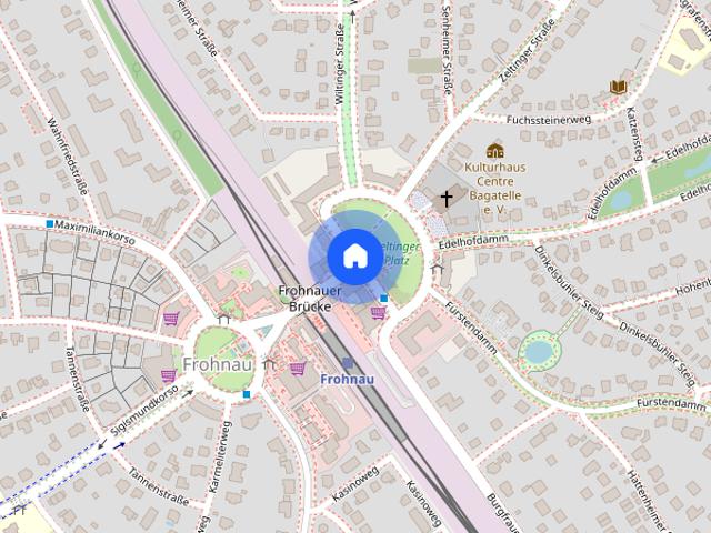 Münchener Str. Wohlfühl MN f. Zwei od. Kleinfamilie in Grünlage Frohnaus! Terrasse zum Garten!