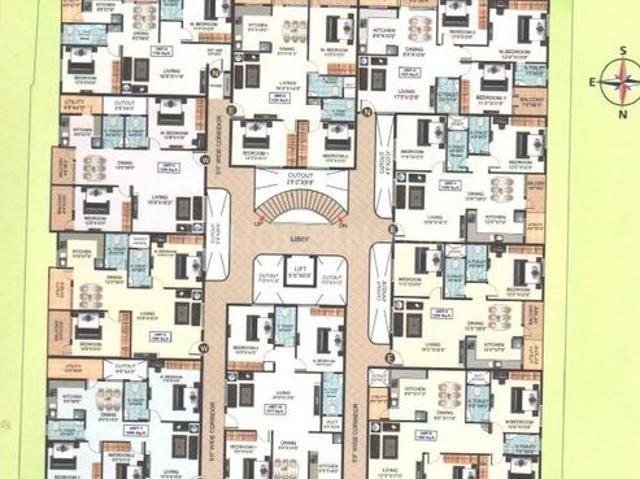 Muneshwara Nagar 3 BHK Apartment For Sale Bangalore