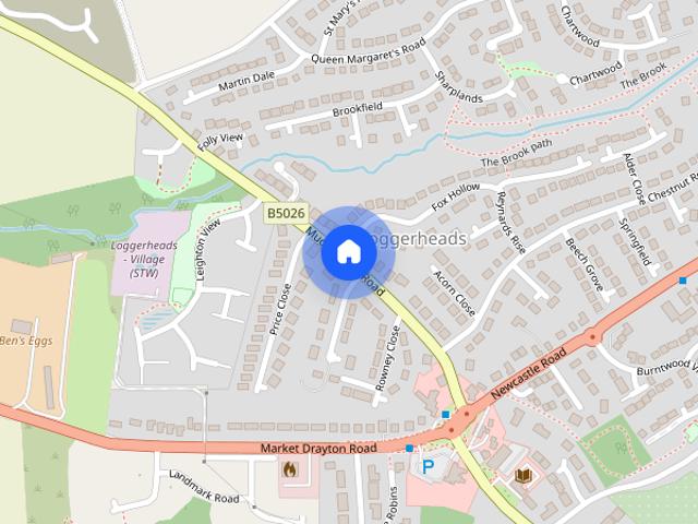 Mucklestone Road, Loggerheads, Market Drayton, Staffordshire, TF9