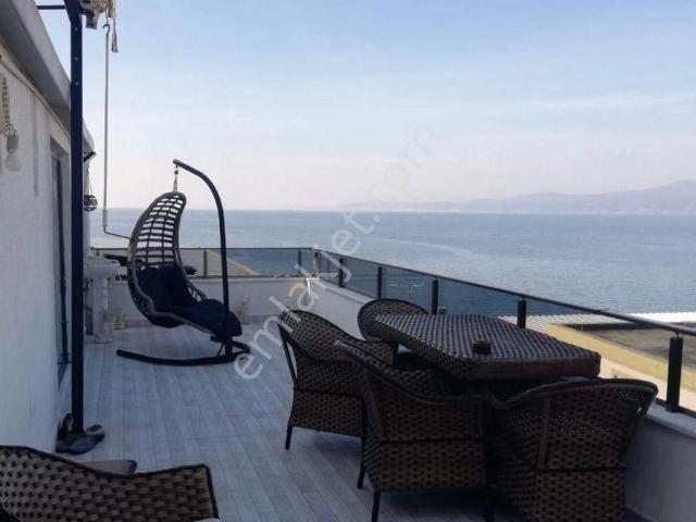 Mudanya Burgaz Mah. De Satılık Dubleks Daire 4+1 Deniz Sahilinde Altınkumda Ful Deniz 4.kat 5 Yaş