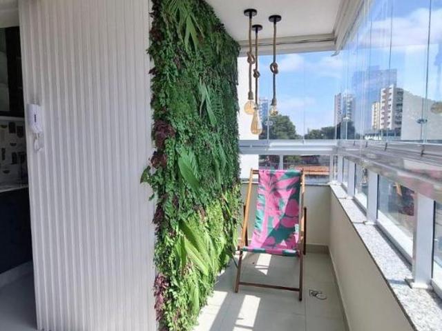 Mude já 2 Quartos com varanda gourmet em andar alto vista livre na Vila Adyana com vista
