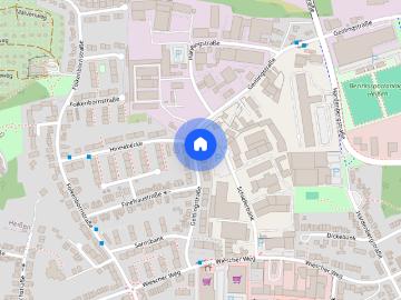Mülheim Heißen! Gut geschnittene 2 Zimmer Dachgeschosswohnung
