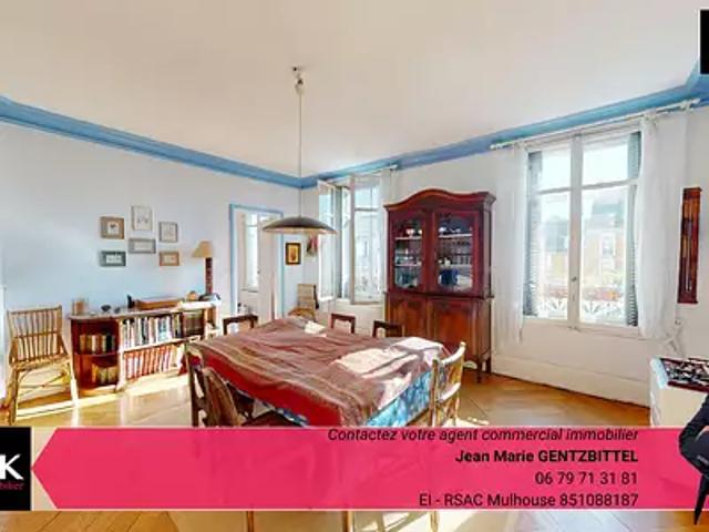 Mulhouse 68100 Achat / Vente appartement 6 pièces t6 parking