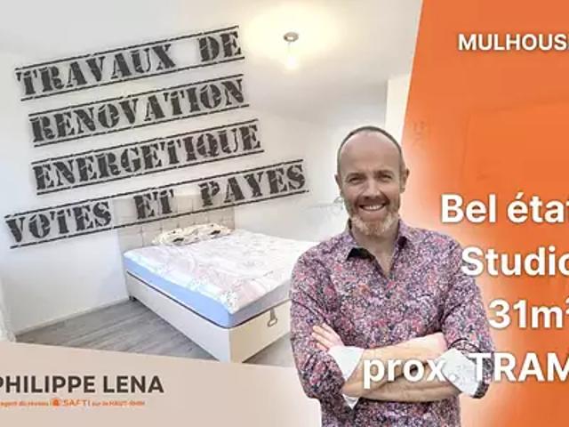 Mulhouse 68200 Achat / Vente appartement 1 pièce t1