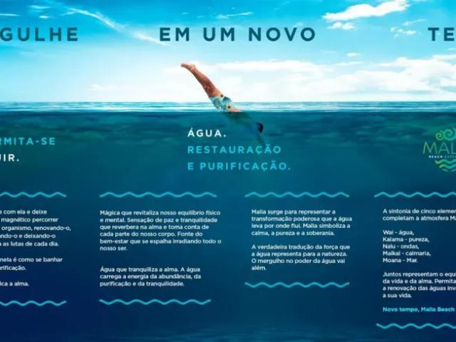 Muro alto mini resort. Flat com 29m² com lazer completo e proposta aquaventura