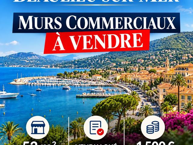 MURS COMMERCIAUX À VENDRE BEAULIEU SUR MER