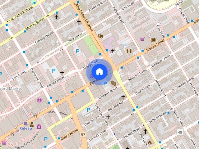 Muze on Rideau — RoaI  1 Bed, 1 Bath, Universal