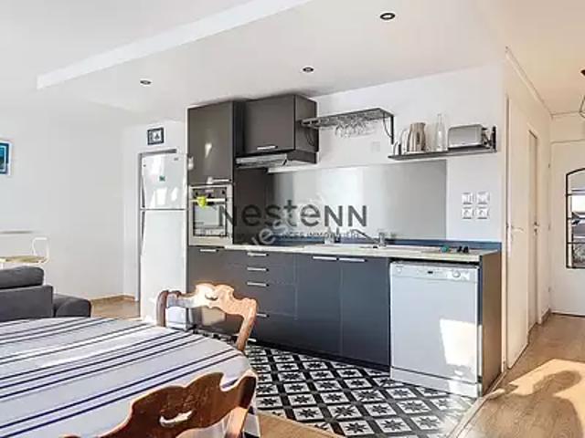 Muzillac 56190 Location appartement 2 pièces t2 au dernier étage parking