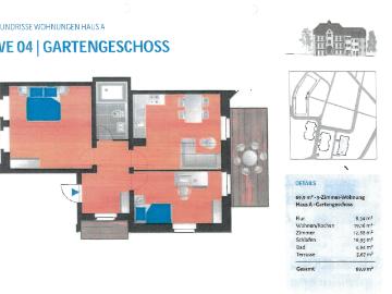 MW/04/Dorf 3 Raumwohnung in Freital mit Terrasse