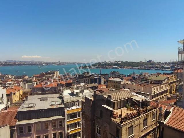 [myd] Galata'da Asansörlü Boğaz Manzara Geniş 1+1