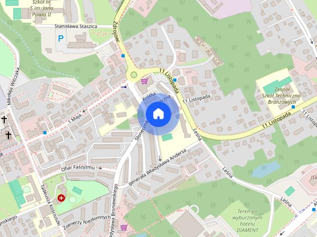 Na wynajem M 4 ul.Poprzeczna, ZDRÓJ