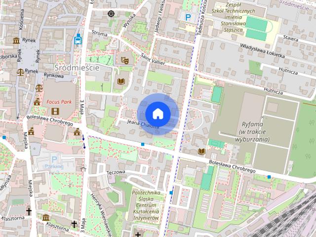 Na wynajem kawalerka 20 m2 Rybnik Chalotta