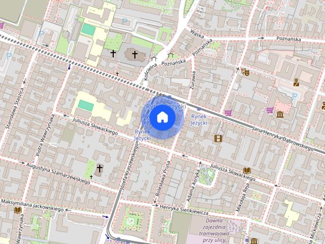 Na wynajem kawalerka z balkonem na Jeżycach | ul. Rynek Jeżycki 2