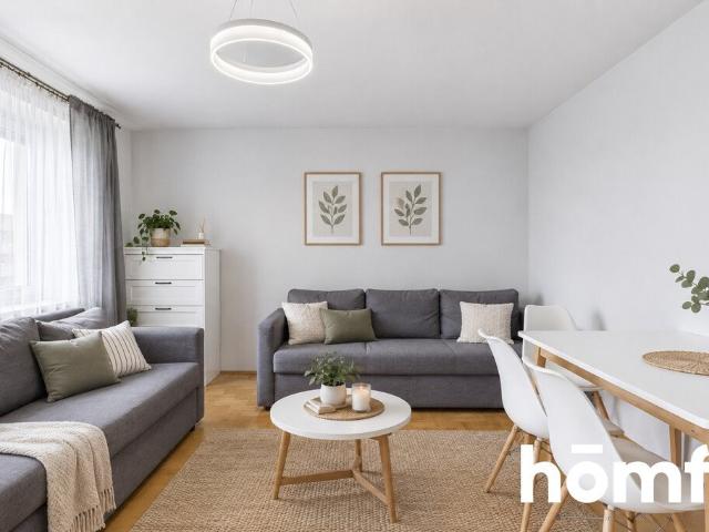 Przestronne 54 m² mieszkanie na spokojnym osiedlu balkon, piwnica