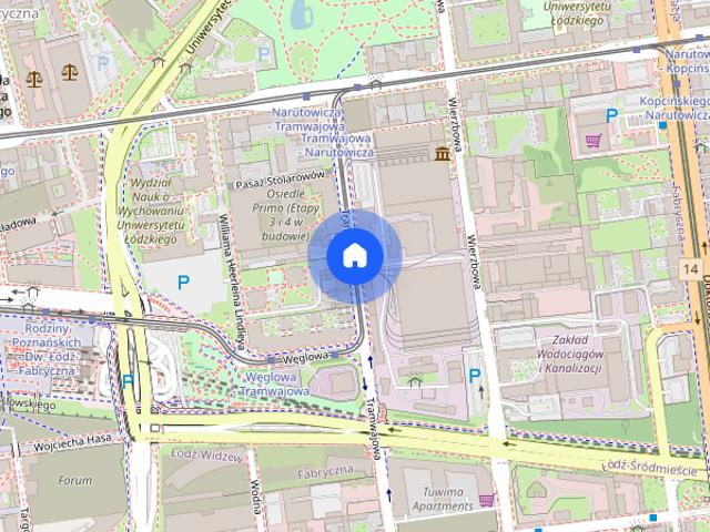 Na wynajem 2pok. mieszkanie Tramwajowa 17B